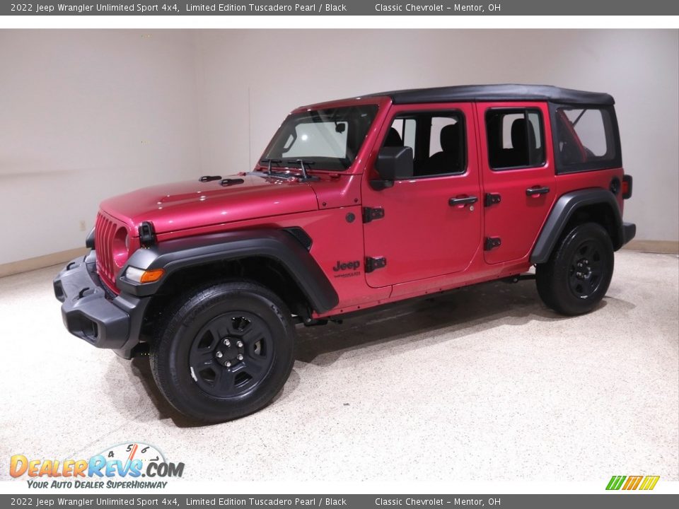 2022 Jeep Wrangler Unlimited Sport 4x4 Limited Edition Tuscadero Pearl / Black Photo #3