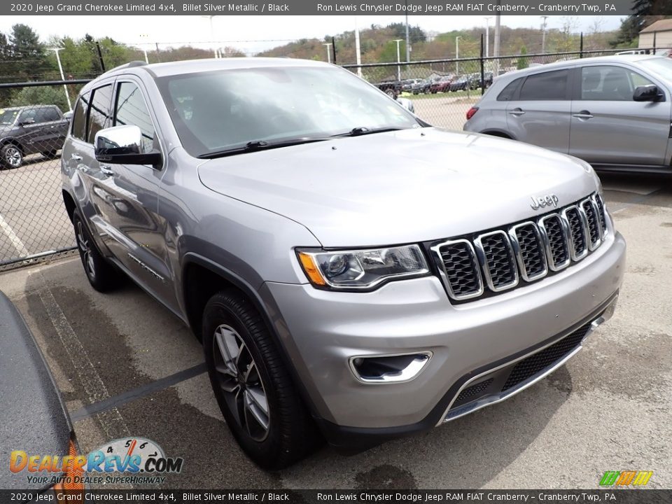 2020 Jeep Grand Cherokee Limited 4x4 Billet Silver Metallic / Black Photo #3