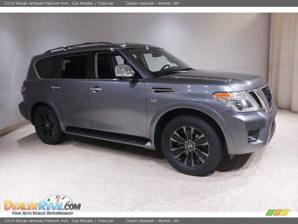 Gun Metallic 2019 Nissan Armada Platinum 4x4 Photo #1