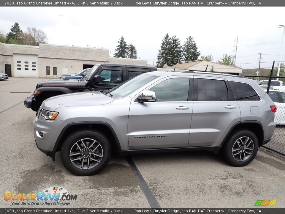 2020 Jeep Grand Cherokee Limited 4x4 Billet Silver Metallic / Black Photo #4