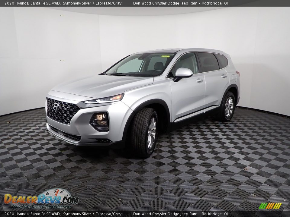 2020 Hyundai Santa Fe SE AWD Symphony Silver / Espresso/Gray Photo #5