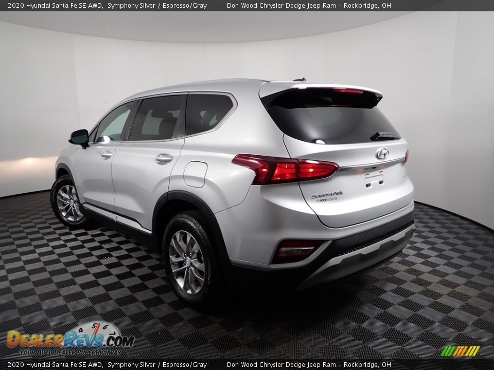 2020 Hyundai Santa Fe SE AWD Symphony Silver / Espresso/Gray Photo #6