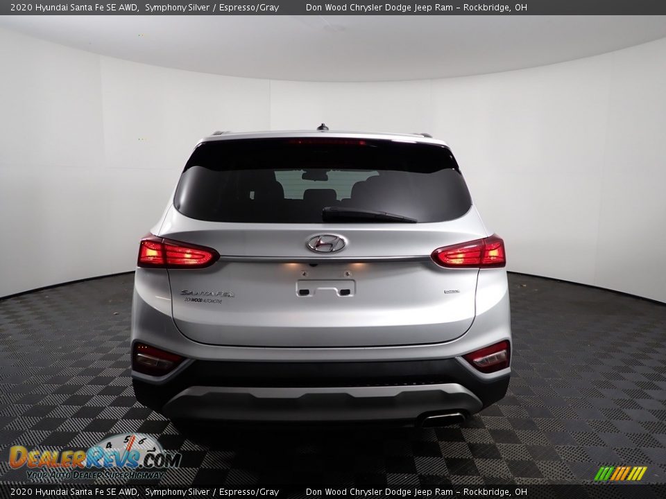 2020 Hyundai Santa Fe SE AWD Symphony Silver / Espresso/Gray Photo #7