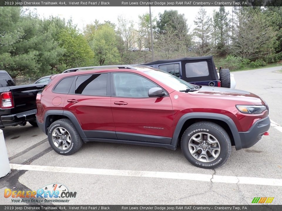 Velvet Red Pearl 2019 Jeep Cherokee Trailhawk 4x4 Photo #4
