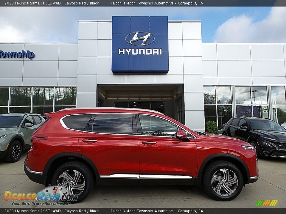 2023 Hyundai Santa Fe SEL AWD Calypso Red / Black Photo #1