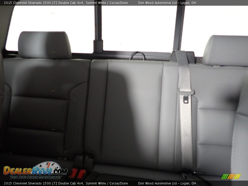 2015 Chevrolet Silverado 1500 LTZ Double Cab 4x4 Summit White / Cocoa/Dune Photo #22