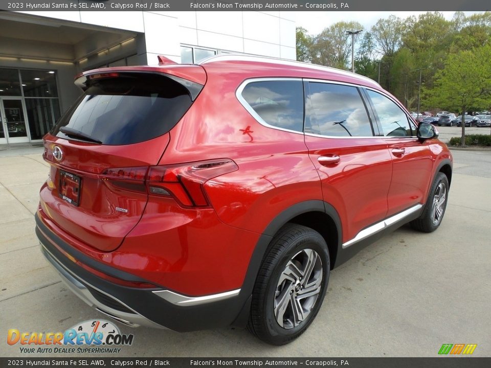 2023 Hyundai Santa Fe SEL AWD Calypso Red / Black Photo #2