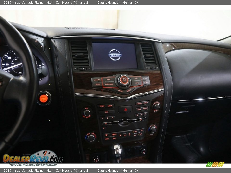 2019 Nissan Armada Platinum 4x4 Gun Metallic / Charcoal Photo #9