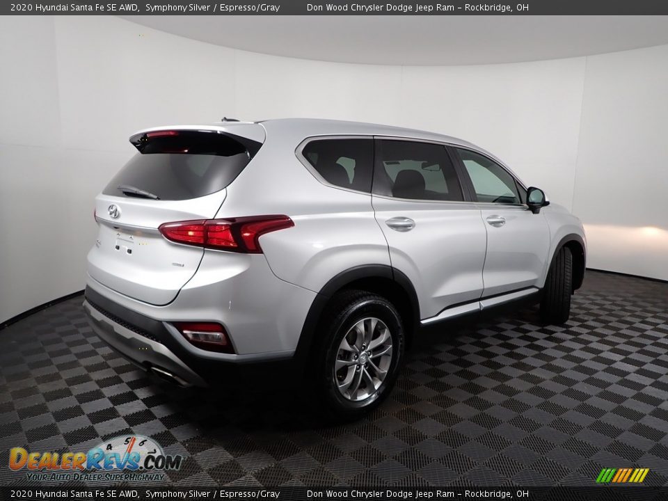 2020 Hyundai Santa Fe SE AWD Symphony Silver / Espresso/Gray Photo #10