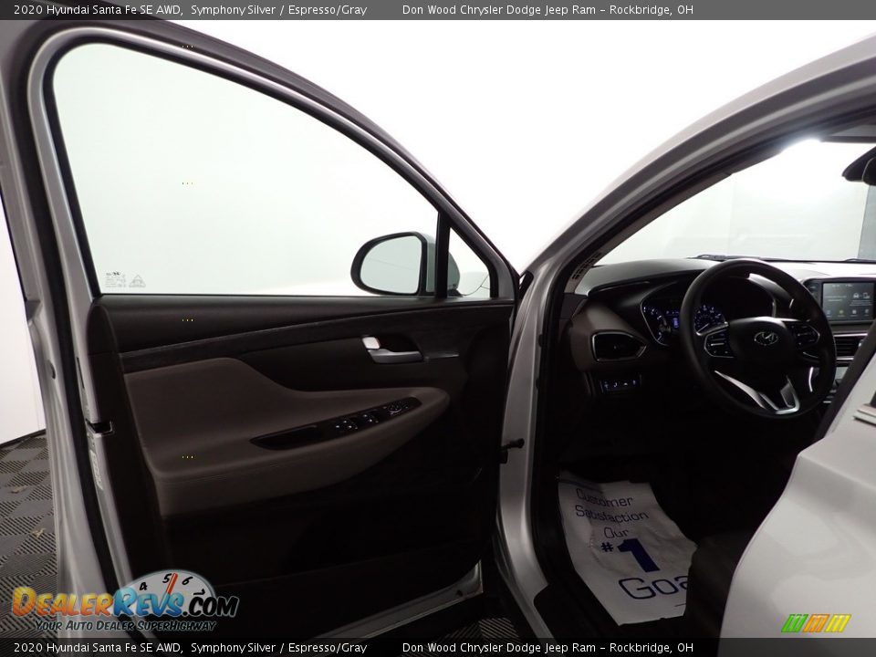 2020 Hyundai Santa Fe SE AWD Symphony Silver / Espresso/Gray Photo #11