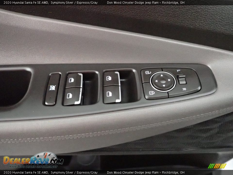 2020 Hyundai Santa Fe SE AWD Symphony Silver / Espresso/Gray Photo #12
