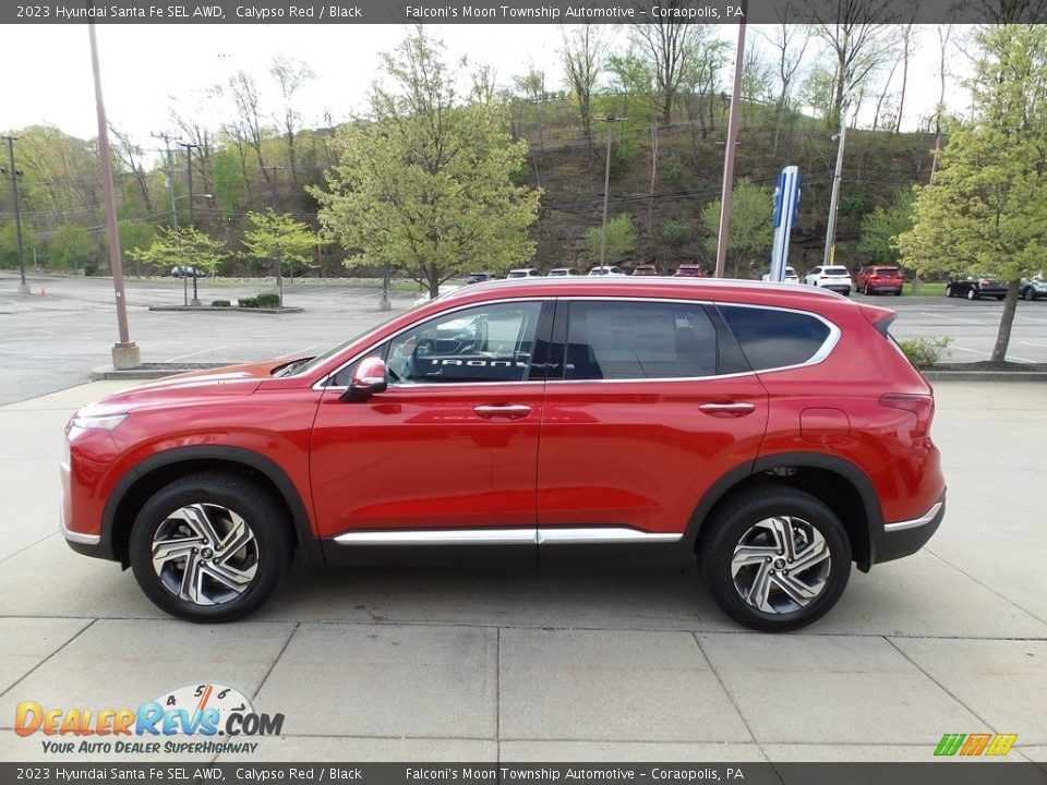 2023 Hyundai Santa Fe SEL AWD Calypso Red / Black Photo #6