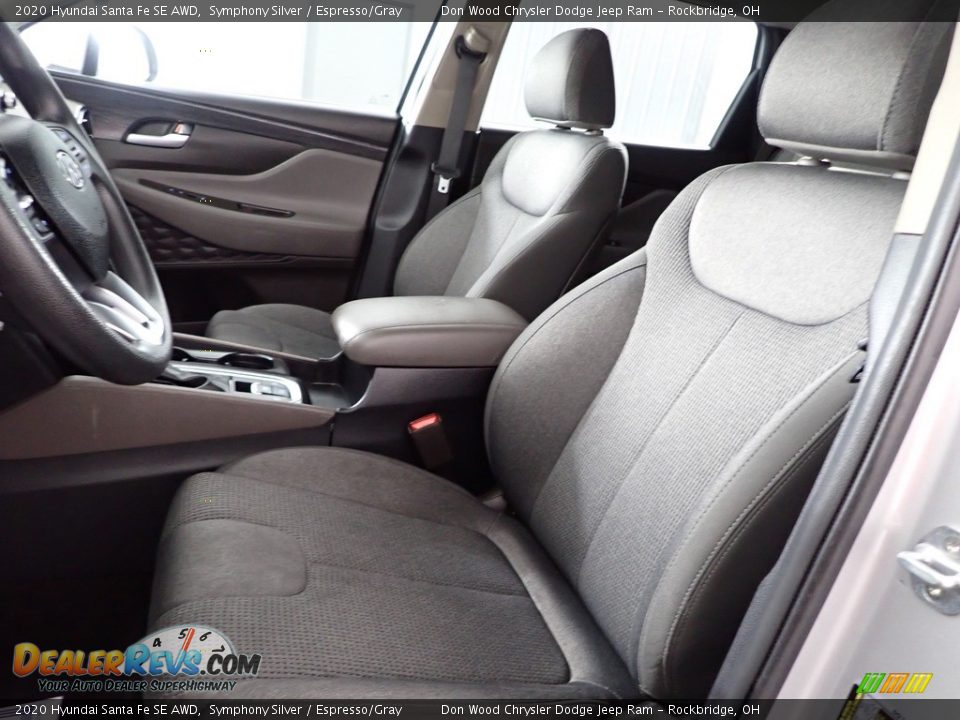 2020 Hyundai Santa Fe SE AWD Symphony Silver / Espresso/Gray Photo #13