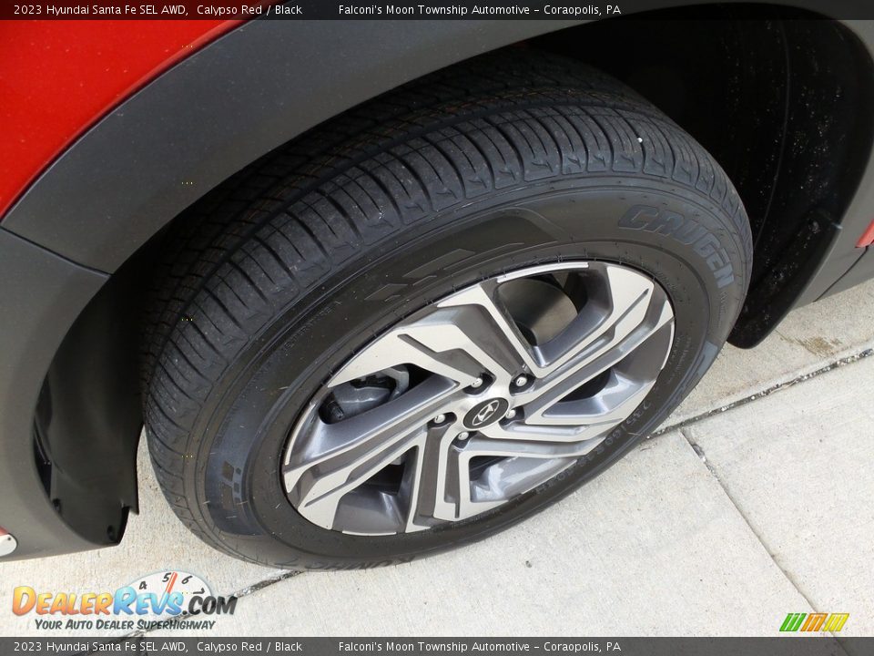 2023 Hyundai Santa Fe SEL AWD Calypso Red / Black Photo #10