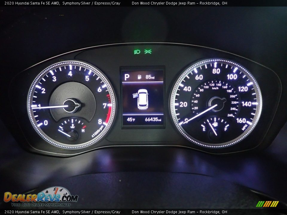 2020 Hyundai Santa Fe SE AWD Symphony Silver / Espresso/Gray Photo #17