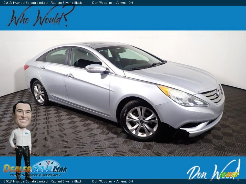 2013 Hyundai Sonata Limited Radiant Silver / Black Photo #1