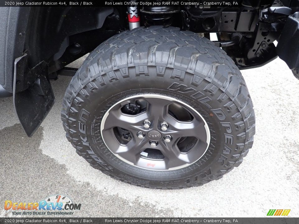 2020 Jeep Gladiator Rubicon 4x4 Black / Black Photo #5