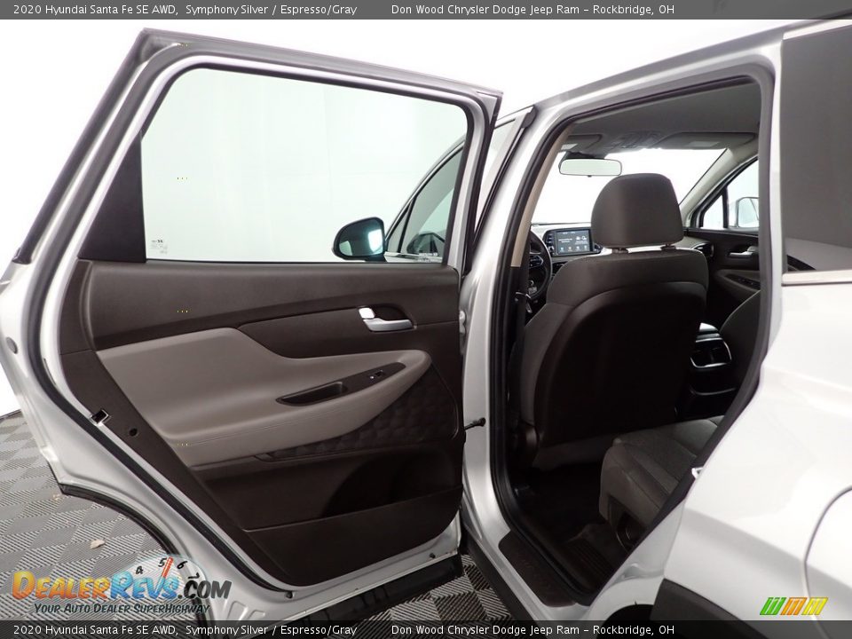 2020 Hyundai Santa Fe SE AWD Symphony Silver / Espresso/Gray Photo #21