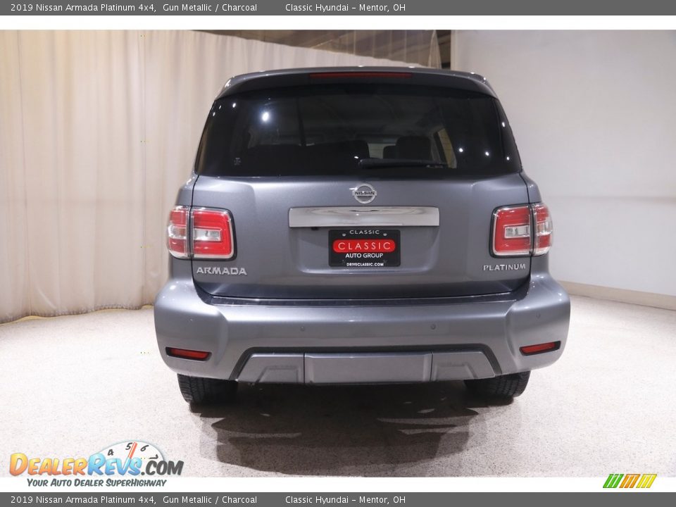 2019 Nissan Armada Platinum 4x4 Gun Metallic / Charcoal Photo #23