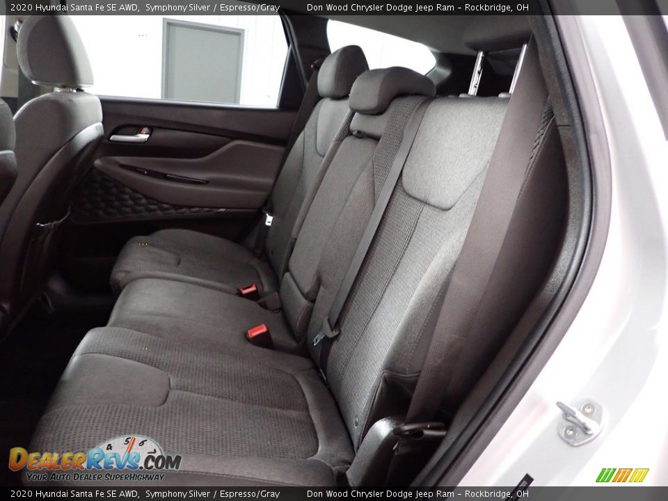2020 Hyundai Santa Fe SE AWD Symphony Silver / Espresso/Gray Photo #22