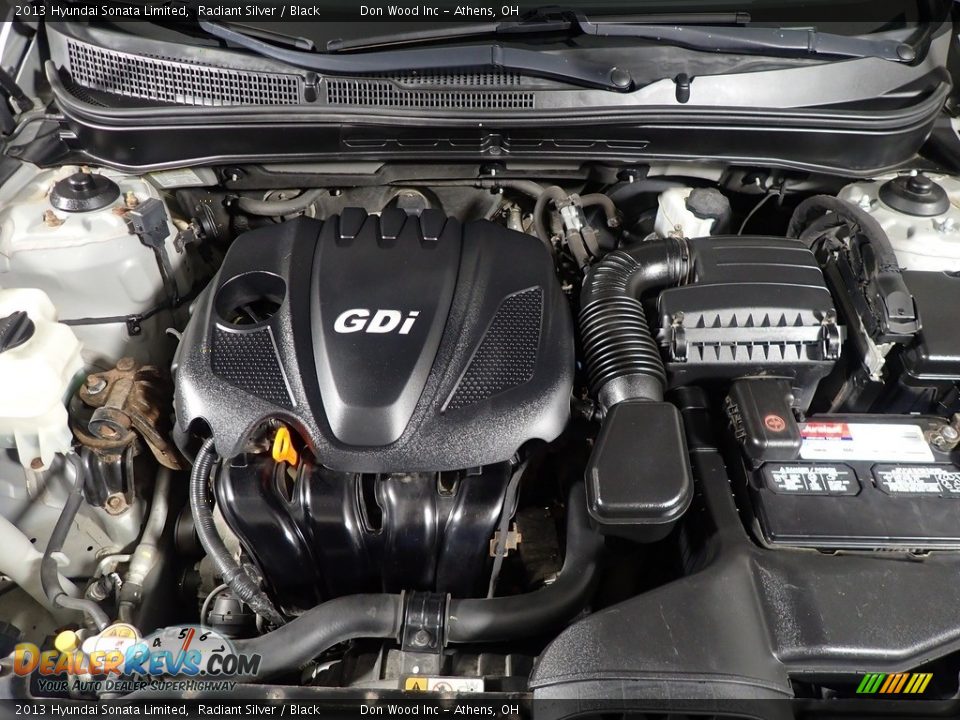 2013 Hyundai Sonata Limited Radiant Silver / Black Photo #4