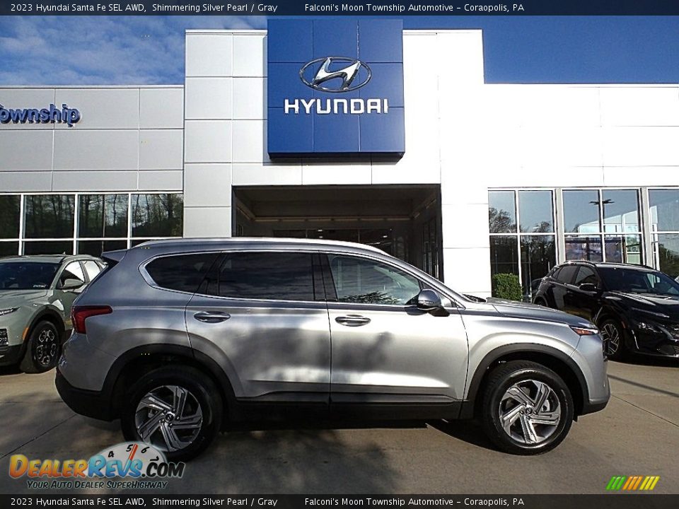 2023 Hyundai Santa Fe SEL AWD Shimmering Silver Pearl / Gray Photo #1