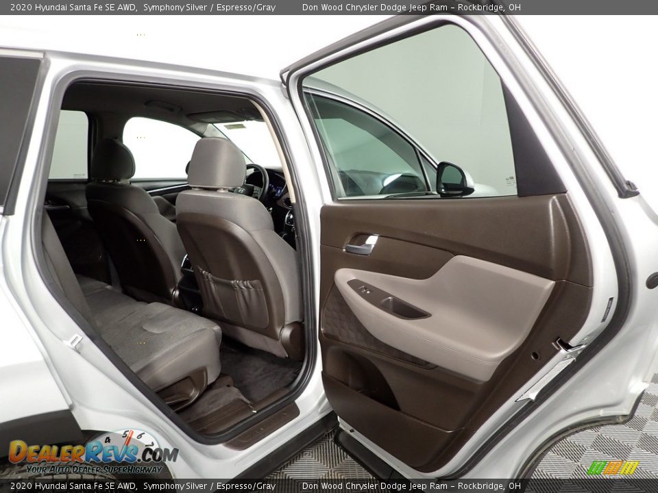 2020 Hyundai Santa Fe SE AWD Symphony Silver / Espresso/Gray Photo #26