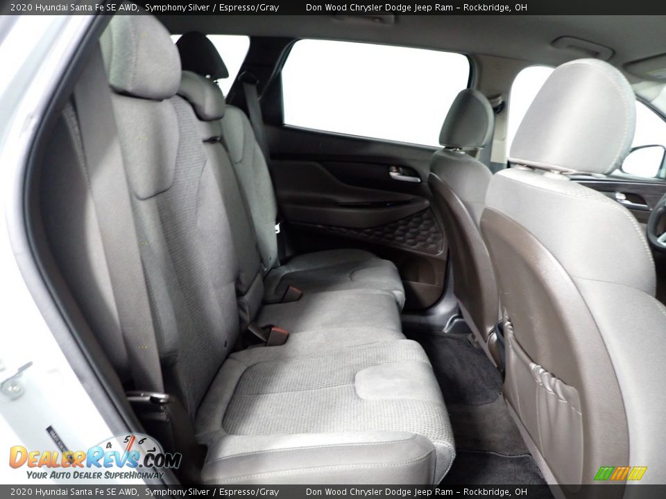 2020 Hyundai Santa Fe SE AWD Symphony Silver / Espresso/Gray Photo #27