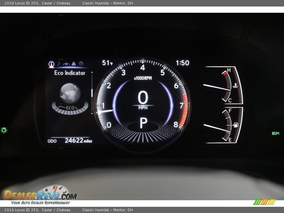 2019 Lexus ES 350 Caviar / Chateau Photo #8