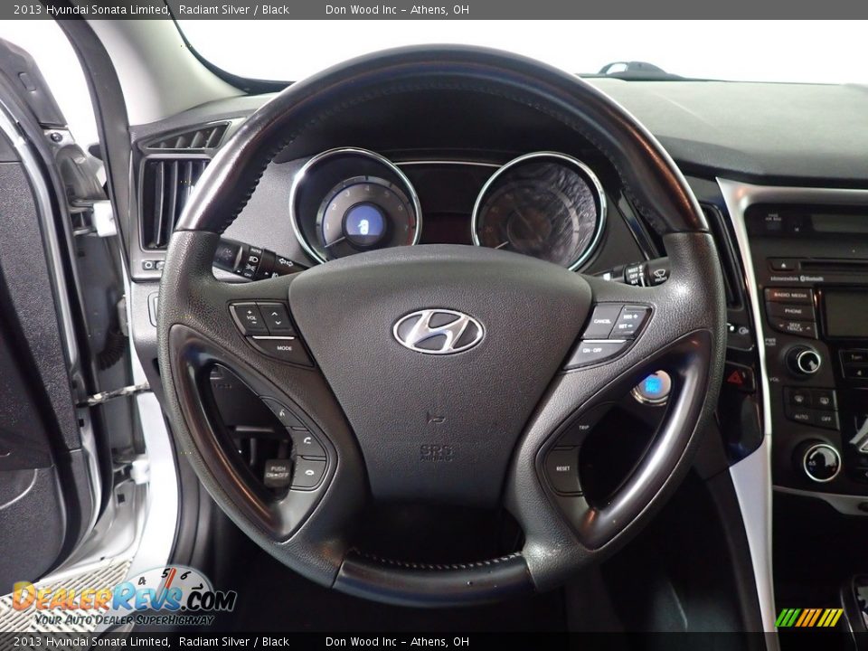 2013 Hyundai Sonata Limited Radiant Silver / Black Photo #15