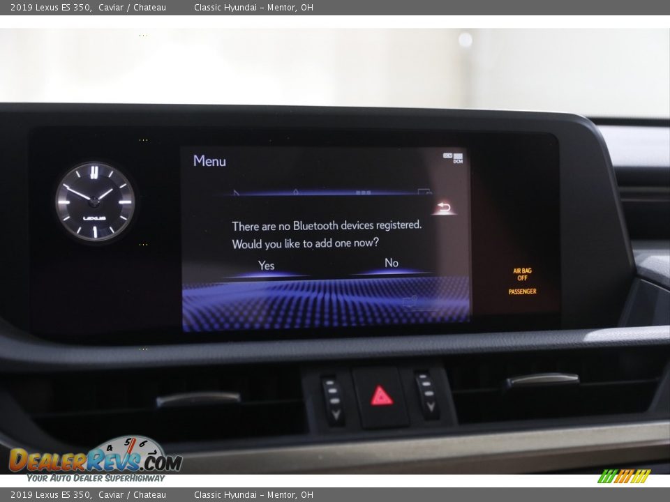 2019 Lexus ES 350 Caviar / Chateau Photo #11