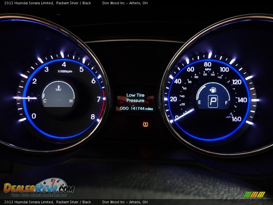 2013 Hyundai Sonata Limited Radiant Silver / Black Photo #16