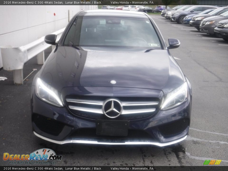 2016 Mercedes-Benz C 300 4Matic Sedan Lunar Blue Metallic / Black Photo #5