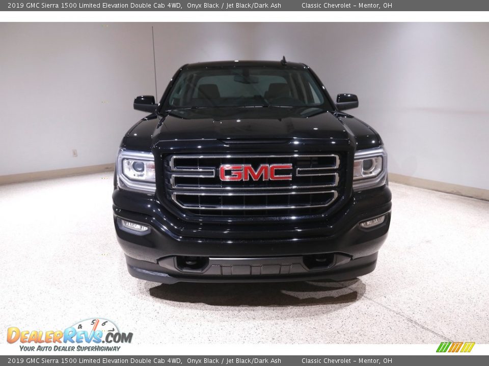 2019 GMC Sierra 1500 Limited Elevation Double Cab 4WD Onyx Black / Jet Black/Dark Ash Photo #2