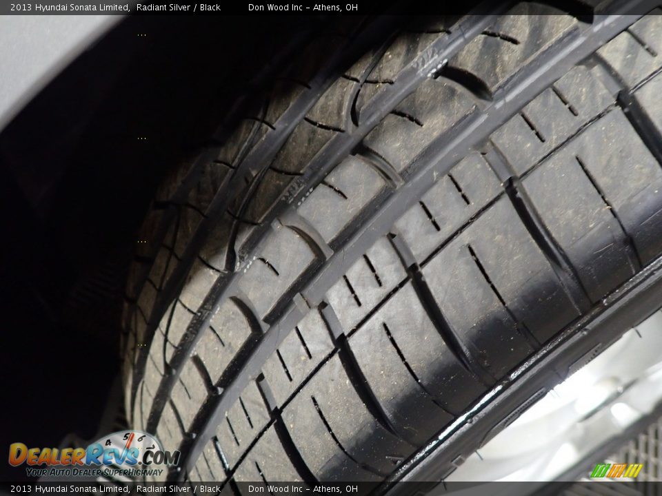 2013 Hyundai Sonata Limited Radiant Silver / Black Photo #18