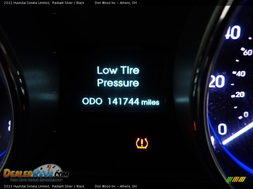 2013 Hyundai Sonata Limited Radiant Silver / Black Photo #19