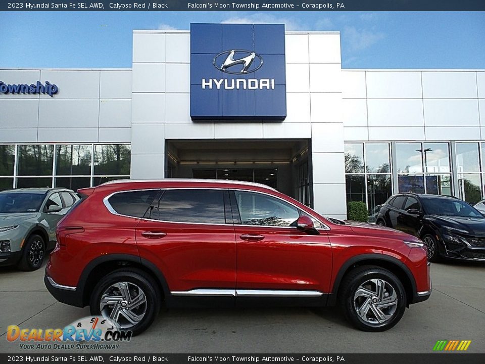 2023 Hyundai Santa Fe SEL AWD Calypso Red / Black Photo #1