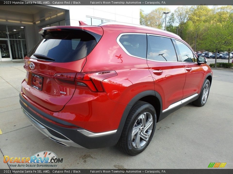 2023 Hyundai Santa Fe SEL AWD Calypso Red / Black Photo #2