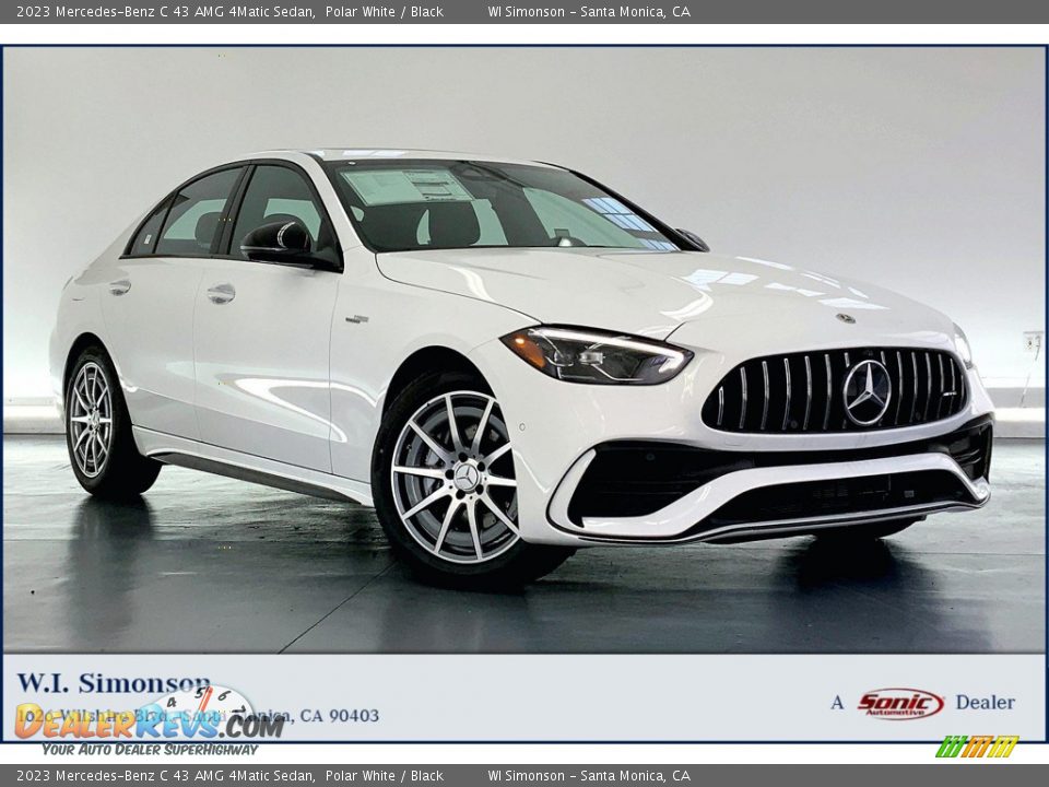 2023 Mercedes-Benz C 43 AMG 4Matic Sedan Polar White / Black Photo #1