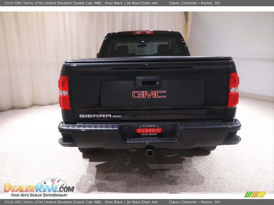 2019 GMC Sierra 1500 Limited Elevation Double Cab 4WD Onyx Black / Jet Black/Dark Ash Photo #18