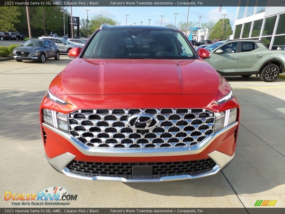 2023 Hyundai Santa Fe SEL AWD Calypso Red / Black Photo #8