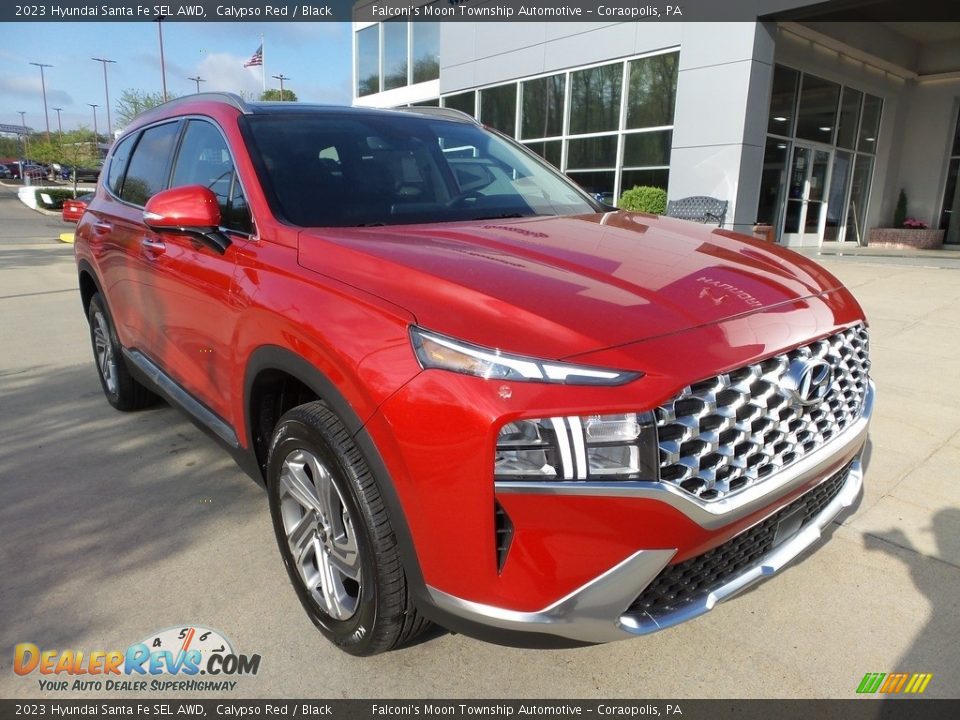 2023 Hyundai Santa Fe SEL AWD Calypso Red / Black Photo #9