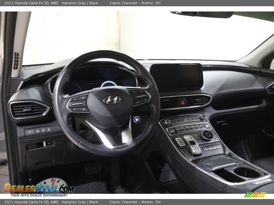 2021 Hyundai Santa Fe SEL AWD Hampton Gray / Black Photo #6