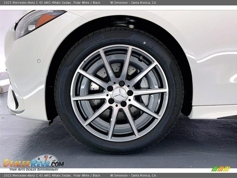 2023 Mercedes-Benz C 43 AMG 4Matic Sedan Polar White / Black Photo #10