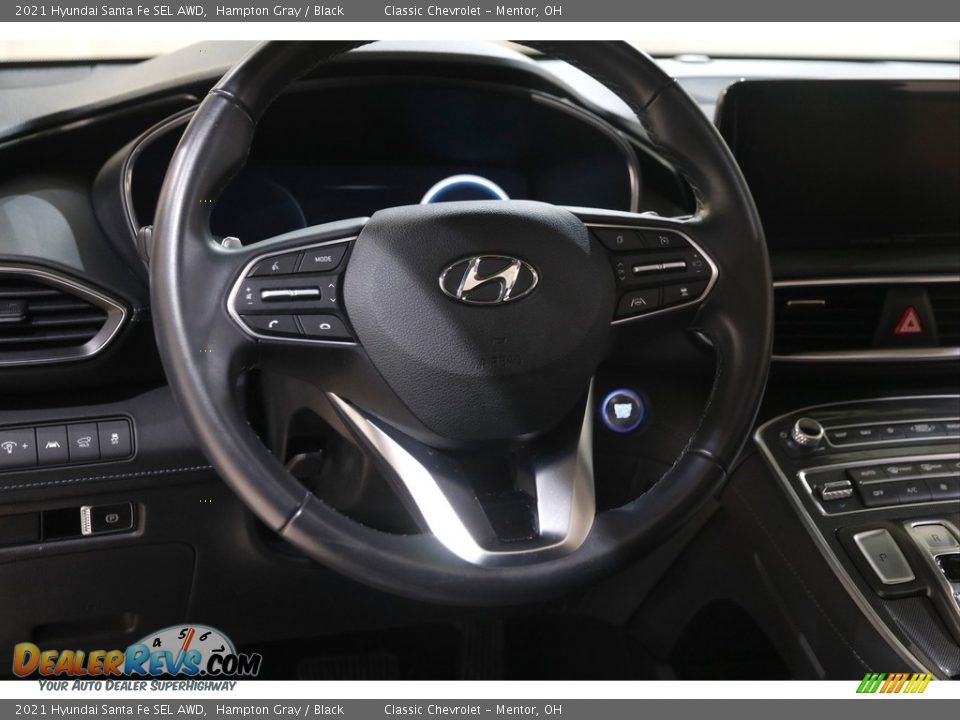 2021 Hyundai Santa Fe SEL AWD Hampton Gray / Black Photo #7