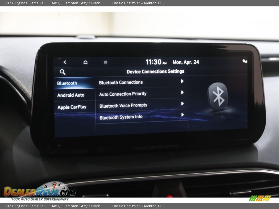 2021 Hyundai Santa Fe SEL AWD Hampton Gray / Black Photo #12