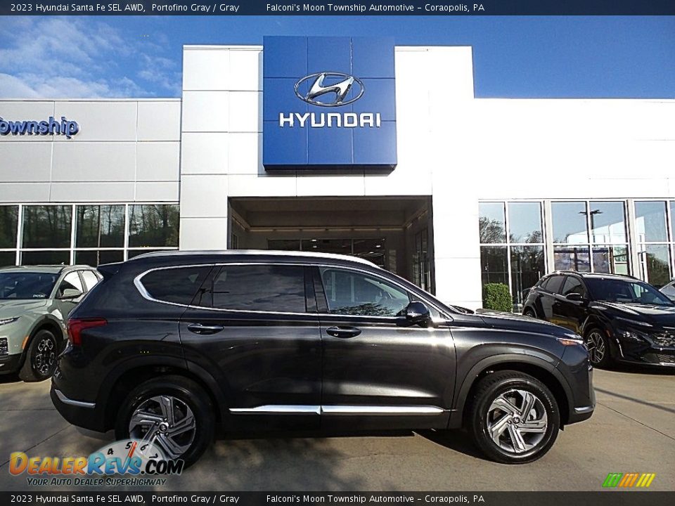 2023 Hyundai Santa Fe SEL AWD Portofino Gray / Gray Photo #1