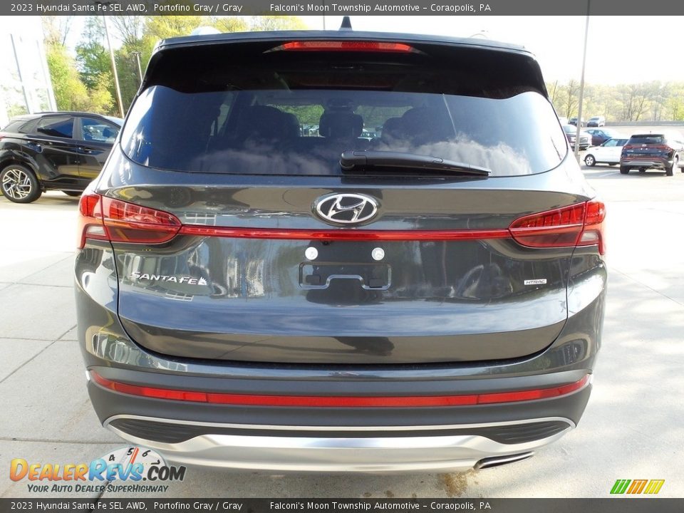 2023 Hyundai Santa Fe SEL AWD Portofino Gray / Gray Photo #3