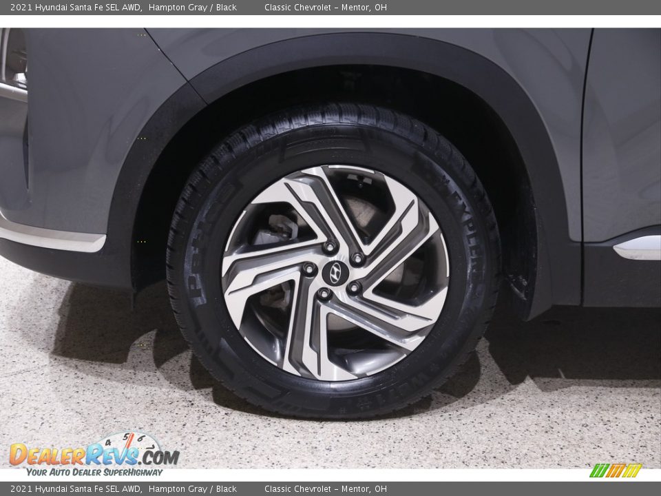 2021 Hyundai Santa Fe SEL AWD Hampton Gray / Black Photo #22