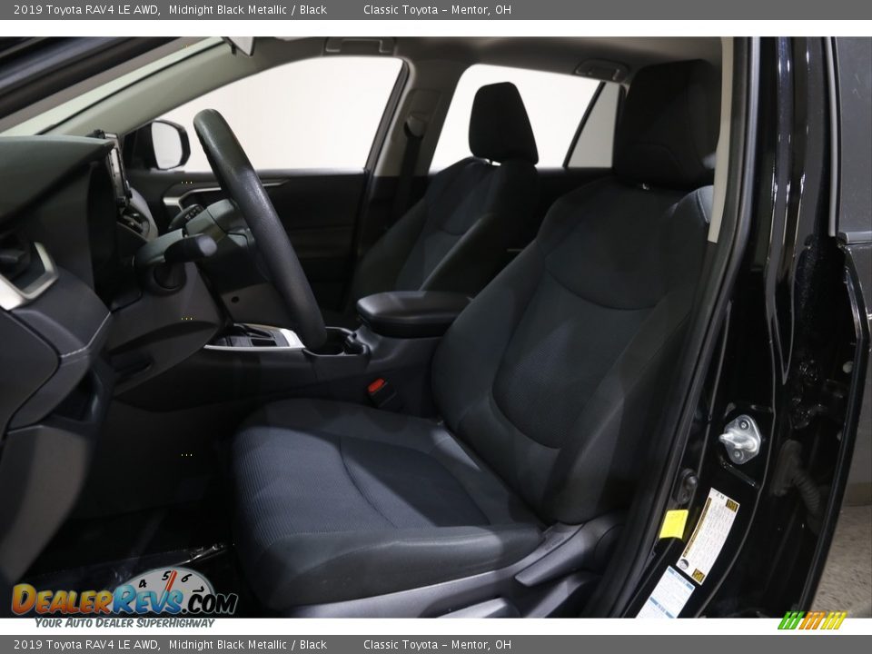 2019 Toyota RAV4 LE AWD Midnight Black Metallic / Black Photo #5